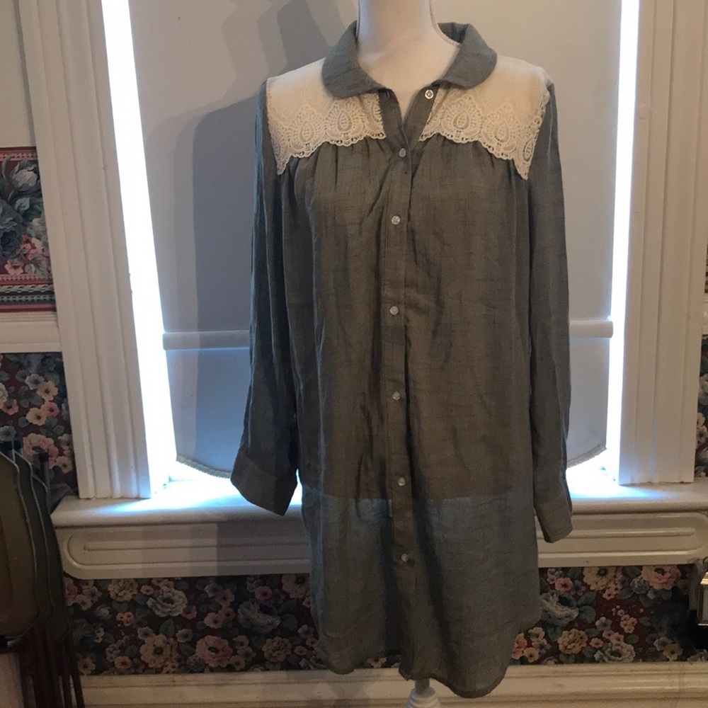 Size S Tassels N Lace Dress *FLAWED* D2